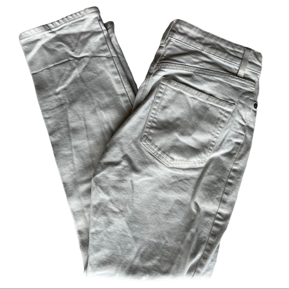 H&M white mom jeans size 4